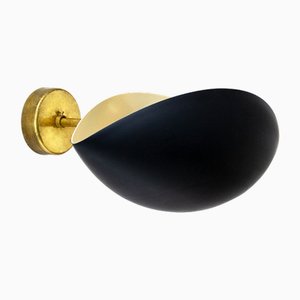 Vintage Wall Light in Brass and Aluminium, 1950s