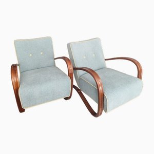 Art Deco H 269 Armlehnstühle von Jindřich Halabala, 1930er, 2er Set