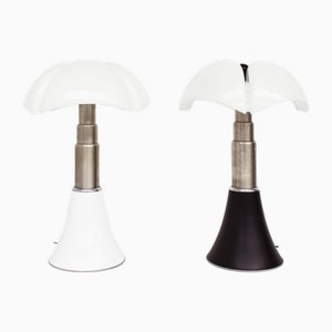 Large Floor Lamps Mod. Pipistrello by Gae Aulenti for Martinelli Luce, Italy, 1965, Set of 2