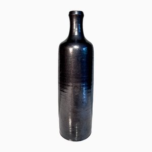 Studio Ceramic Art Bottle Vase by Ulli Wittich-Großkurth, Jena, GDR / Germany, 1960s