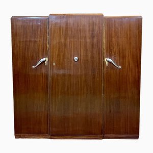 Three-Door Mahogany Cabinet, 1950s
