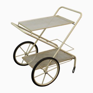 Klappbarer französischer Kellnertisch im Stil von Mategot, 1960er