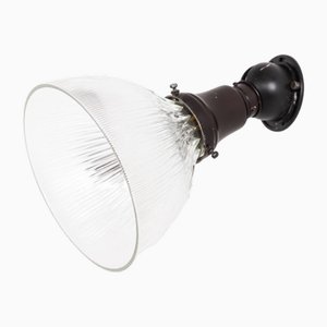 Industrial Flush Mounted Holophane Light, 1930s