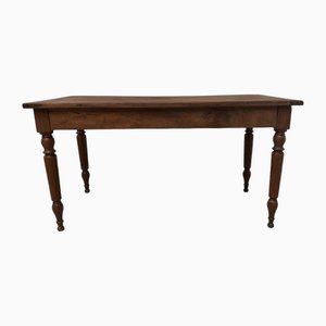 Vintage Walnut Bistro Table, 1950s