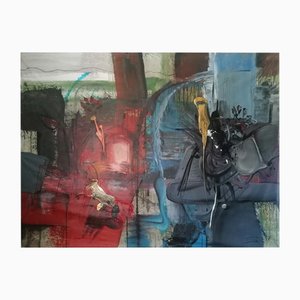 Stefano Mazzolini, Bettle, 2023, Acrilico e olio su tela