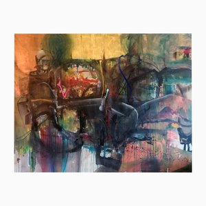 Stefano Mazzolini, Donetsk, 2022, Acrylic & Oil on Canvas