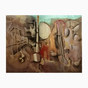 Stefano Mazzolini, Gotibaco, 2022, Acrylic & Oil on Canvas