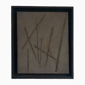 Abstract Herbs Composition, 2001, Mixed Media on Canvas