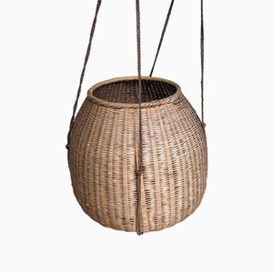 Japanese Bamboo Basket, 1920s