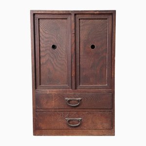 Mueble de almacenamiento japonés tradicional, años 30