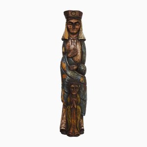 Madonna di Ortigas Murcia in legno policromo, metà del XX secolo