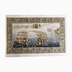 John Pine, Spanish Armada VIII, 1739, Engraving