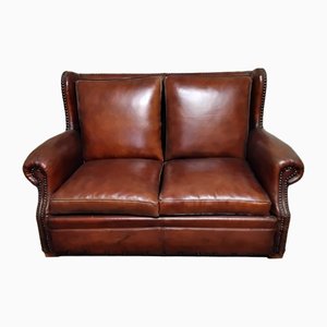 Zwei-Sitzer Club Sofa mit Flügeln, 1950er