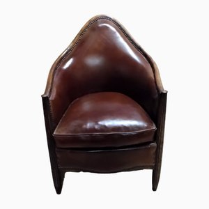 Vintage Chair in Leather, 1930