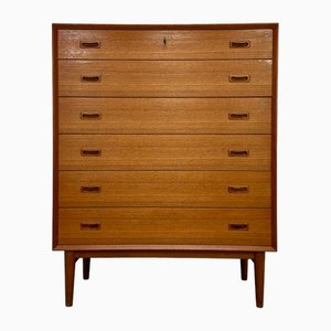 Große dänische Vintage Kommode aus Teak von Omann Jun Møbelfabrik, 1960er