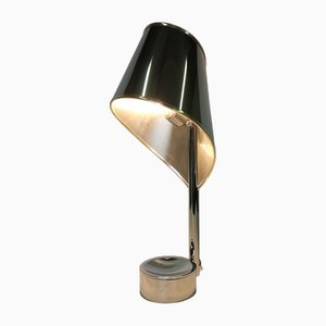 Table Lamp in Chromed Metal and Steel, 1975