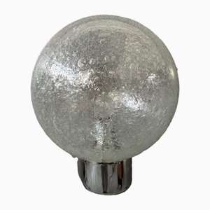 Vintage Wandlampe aus Chrom und Glas