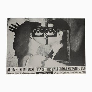 Poster Exhibition de la Collection de Krzysztof Dydo par Andrzej Klimowski, 1980s