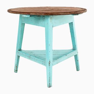 Grande tavolo da cricket gallese in vernice blu