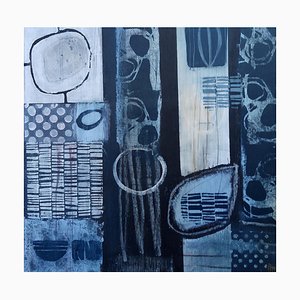 Patricia McParlin (British), Patricia McParlin January Days I: Abstrakte Malerei 2024, 2000er,