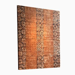 Large Vintage Framed Tapa Textiles