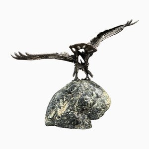 Miguel Moreno, Adlerskulptur, 1980er, Sterling Silber