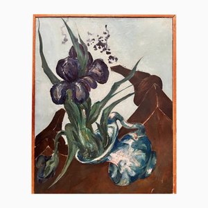 Pietro Sarto, Still Life, 1965, Watercolor, Framed