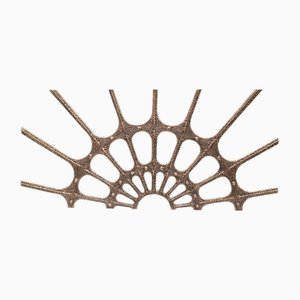 Vintage Brutalist Bronze Wall Sculpture, 1970s