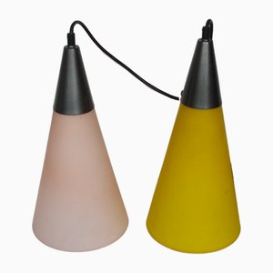 Double Pendant Lamp by Solken, 1970s