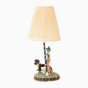 Handcrafted Table Lamp in Wire Vienna, 1960s