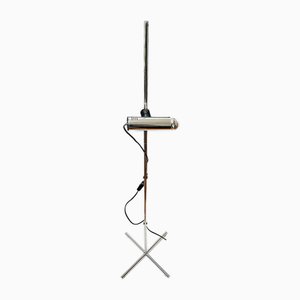 Chrome Floor Lamp from Targetti, Italy, 1970s