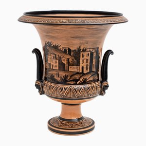 Kratervase aus Steingut, 1850