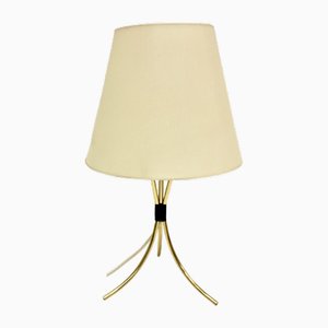 Mid-Century Brass Tripod Table Lamp, 1960s