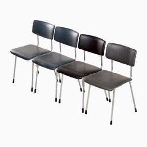 1231 Tubular Chairs by Ontwerpbureau Gispen for Gispen, 1960s, Set of 4