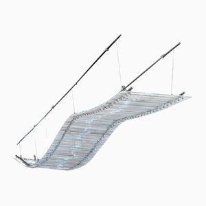 Tappeto Volante Murano Kronleuchter Tapio Wirkkala für Venini zugeschrieben, 1990er