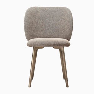 Hillary Gray Burnished Metal Chair by Richard Hutten