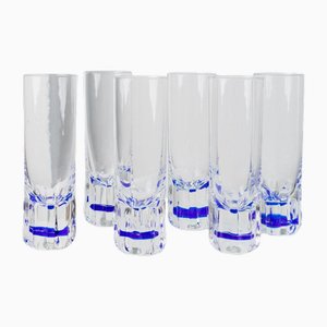 Vintage Drinking Glasses, Italy, 1980s, Set of 6