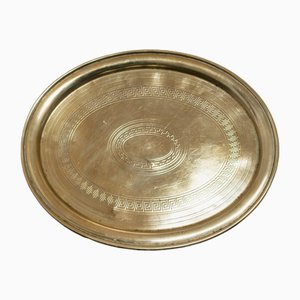 Vergoldetes Vintage Tablett von Henniger & Co., Deutschland, 1930er