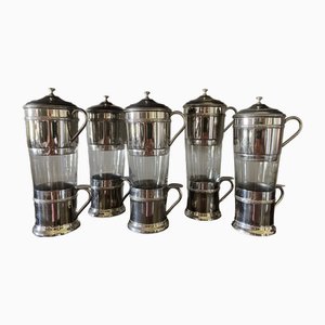 Coffee Cups and Filter, 1890s, Set of 25