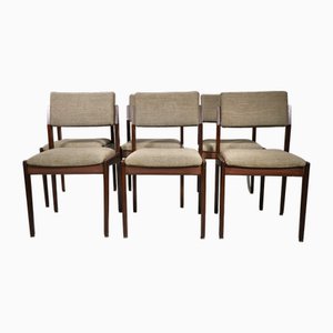 Sedie da pranzo nr. 641P in teak di Rudolf Glatzel per Thonet, 1962, set di 6