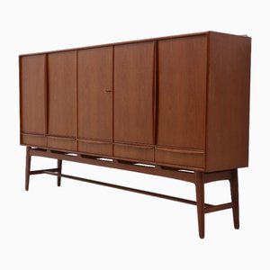 Teak Highboard by Svend Aage Madsen for K. Knudsen & Søn, 1950s