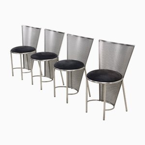 Sevilla Chairs by Frans Van Praet for Belgo Chrom, Belgium, 1992, Set of 4