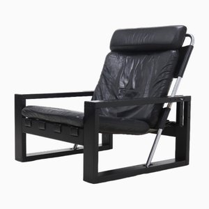Brutalist Adjustable Lounge Chair by Sonja Wasseur, 1970s