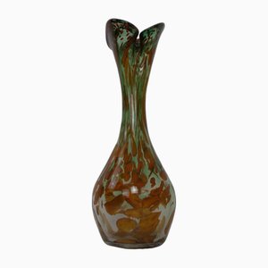 Jarrón grande de cristal de Murano Sommerso, años 60