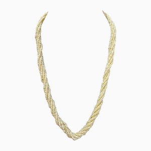 Collier de Perles d'Eau Douce en Or 750