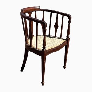 Mahogany Barrel Back Armchair