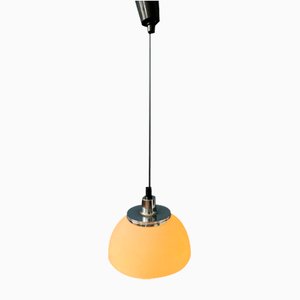 Weiße Vintage Faro Hängelampe aus Acrylglas von Guzzini