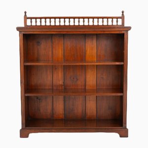 Victorian Open Bookcase in Pine, 1880s