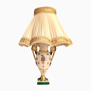 Empire Vase Lamp in Paris Porcelain