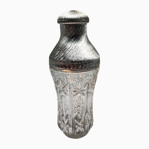 Shaker à Cocktail en Cristal au Plomb et Alpaga par RCR CALL, Italie, 1960s